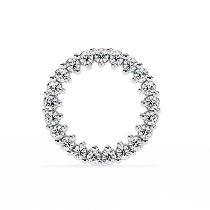 Glowline – Round Lab Diamond Mini Huggie Hoops