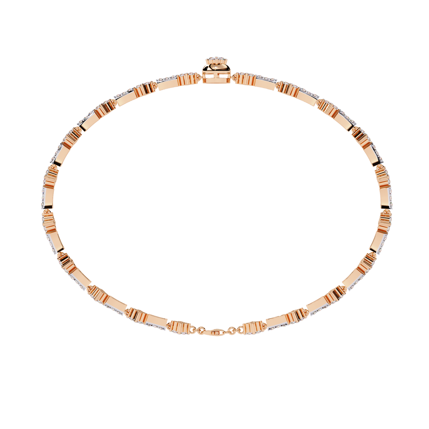 Imperial Fleur – Vintage Motif Diamond Bracelet in 14K Gold
