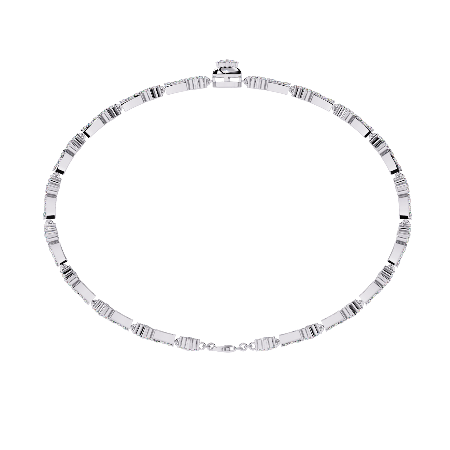 Imperial Fleur – Vintage Motif Diamond Bracelet in 14K Gold