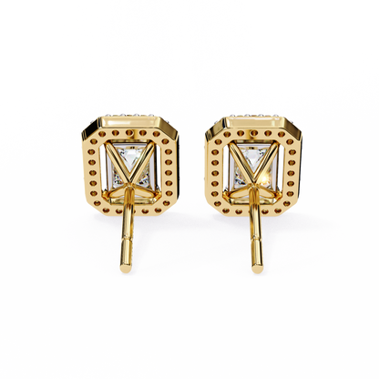 Radiant Flow – Radiant Cut Lab Diamond Cascading Earrings