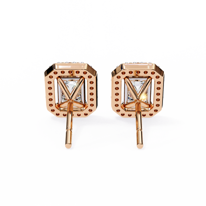 Radiant Flow – Radiant Cut Lab Diamond Cascading Earrings