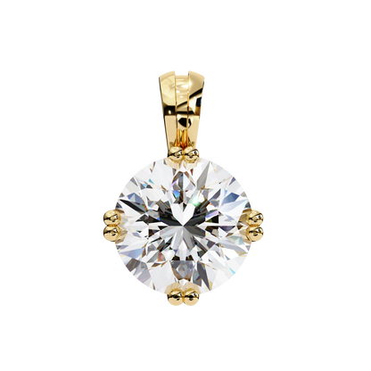 Crownlight Round – Lab Diamond Chain Pendant