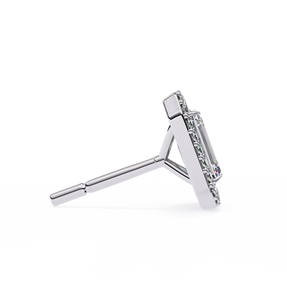 Radiant Flow – Radiant Cut Lab Diamond Cascading Earrings