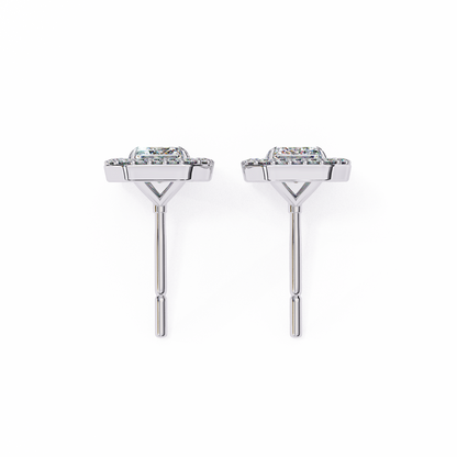 Radiant Flow – Radiant Cut Lab Diamond Cascading Earrings