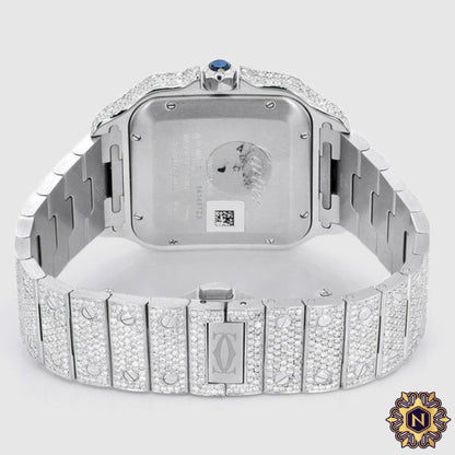 ICED OUT CARTIER
SANTOS 40MM
DIAMOND WATCH 23.1CT.