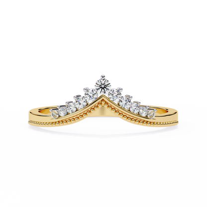 Eterna Linea – Round Lab Diamond Micro Pavé Ring