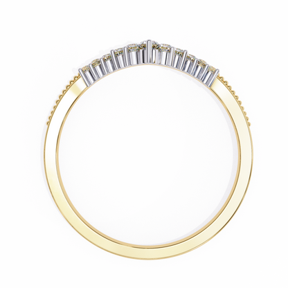 Eterna Linea – Round Lab Diamond Micro Pavé Ring