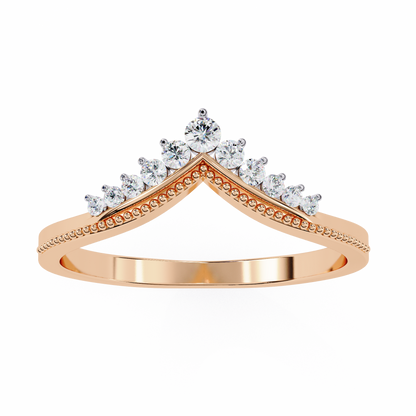 Eterna Linea – Round Lab Diamond Micro Pavé Ring