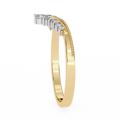 Eterna Linea – Round Lab Diamond Micro Pavé Ring