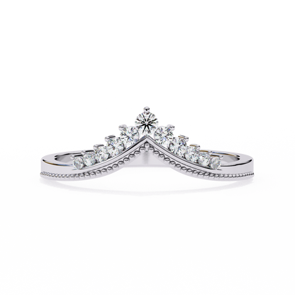 Eterna Linea – Round Lab Diamond Micro Pavé Ring