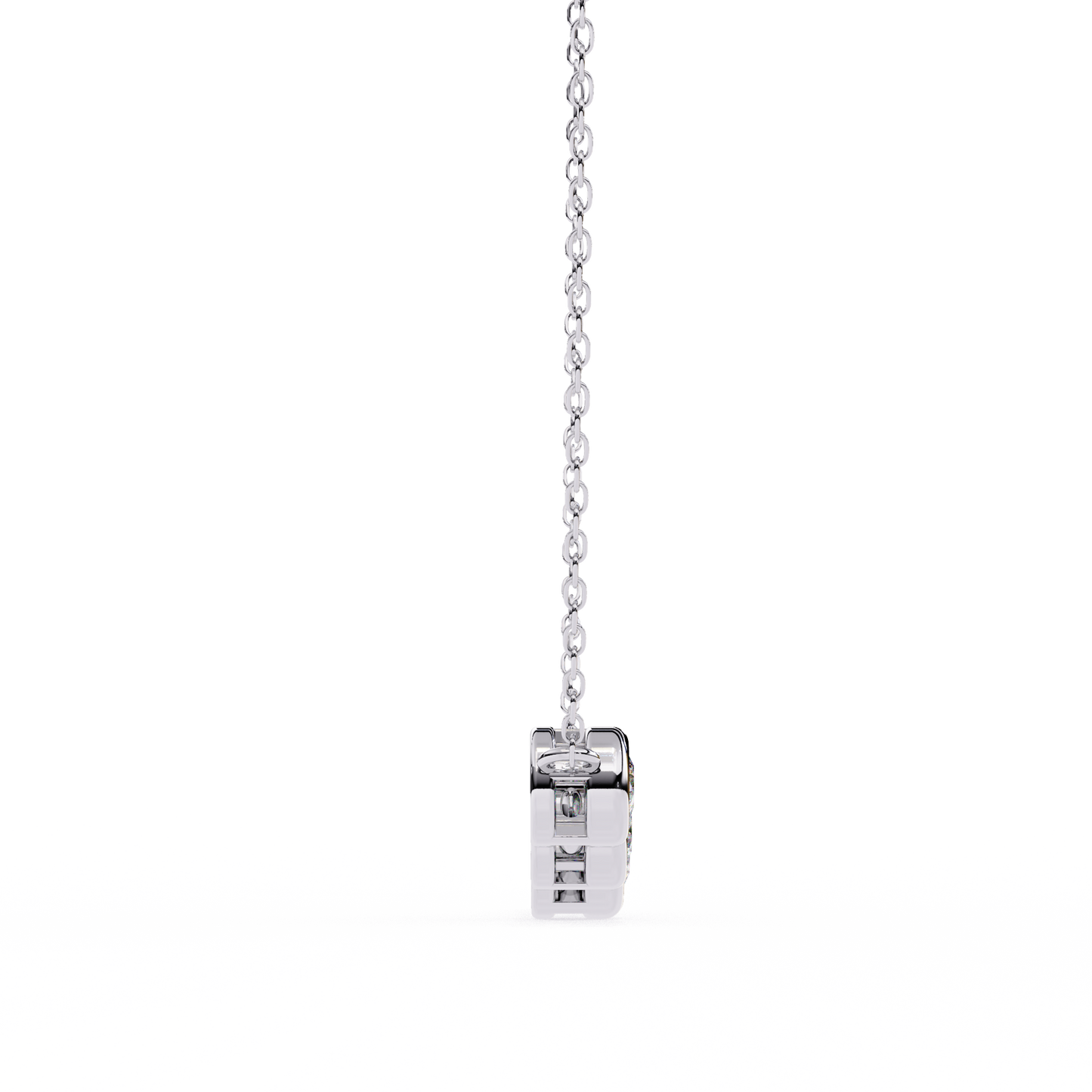 Starlit Bar – Round Lab Diamond Vertical Necklace