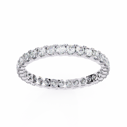 Constella Curve – Round Lab Diamond Open Wrap Band