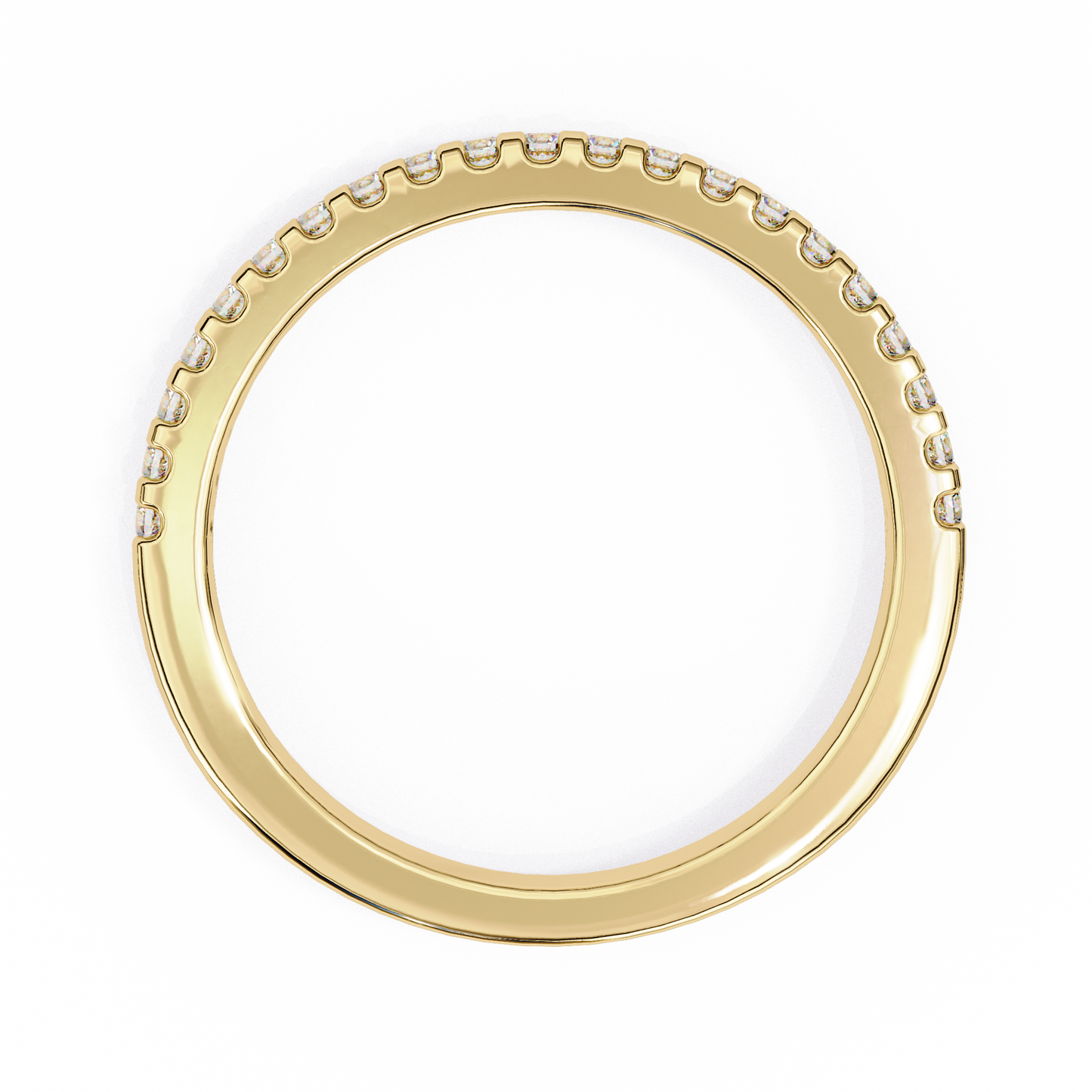 Lyric Band – Round Lab Diamond Alternating Stack Ring