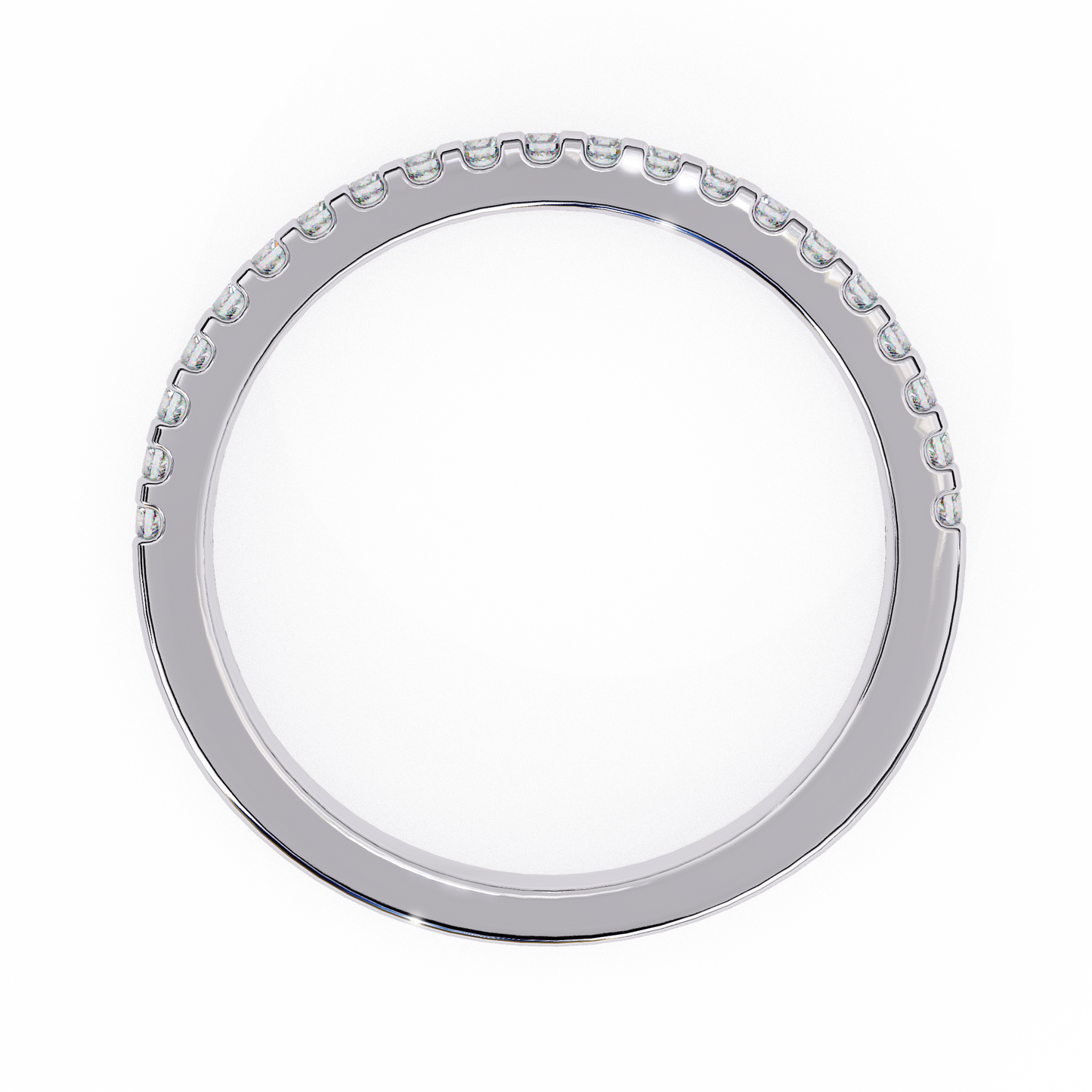 Lyric Band – Round Lab Diamond Alternating Stack Ring