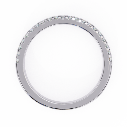 Lyric Band – Round Lab Diamond Alternating Stack Ring