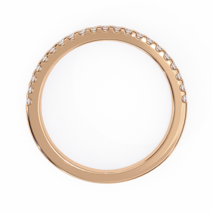Lyric Band – Round Lab Diamond Alternating Stack Ring