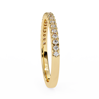 Lyric Band – Round Lab Diamond Alternating Stack Ring