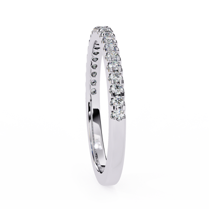 Lyric Band – Round Lab Diamond Alternating Stack Ring