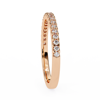 Lyric Band – Round Lab Diamond Alternating Stack Ring