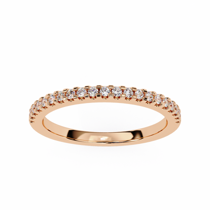 Lyric Band – Round Lab Diamond Alternating Stack Ring