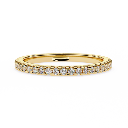 Lyric Band – Round Lab Diamond Alternating Stack Ring