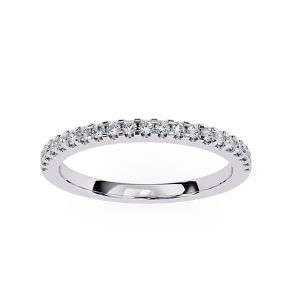 Lyric Band – Round Lab Diamond Alternating Stack Ring