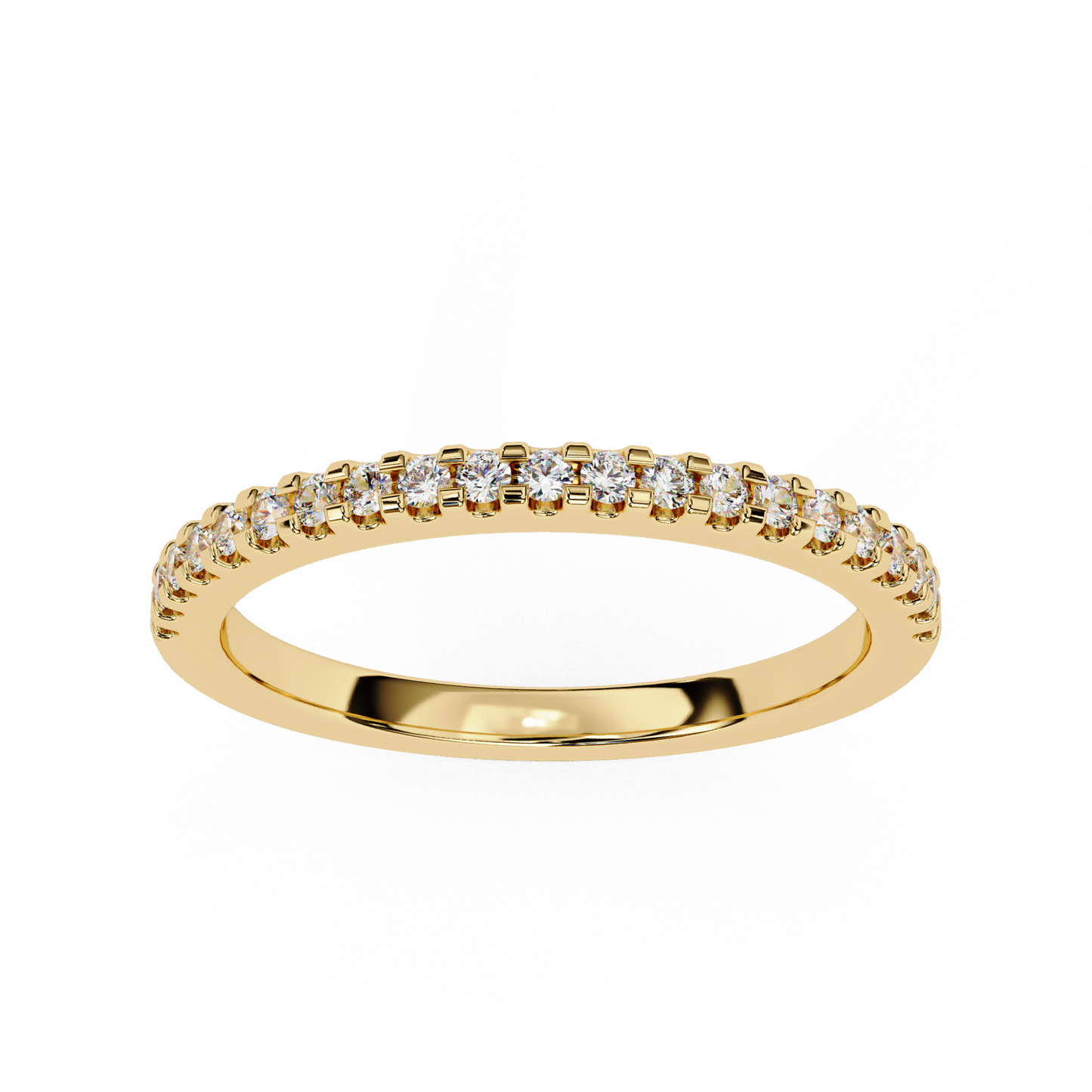 Lyric Band – Round Lab Diamond Alternating Stack Ring