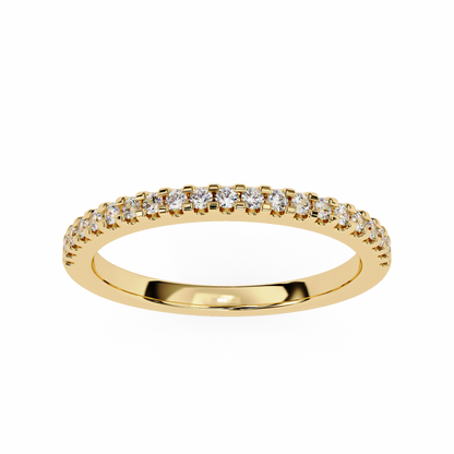 Lyric Band – Round Lab Diamond Alternating Stack Ring