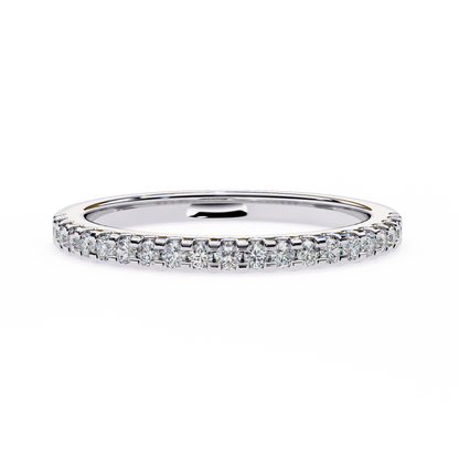Lyric Band – Round Lab Diamond Alternating Stack Ring
