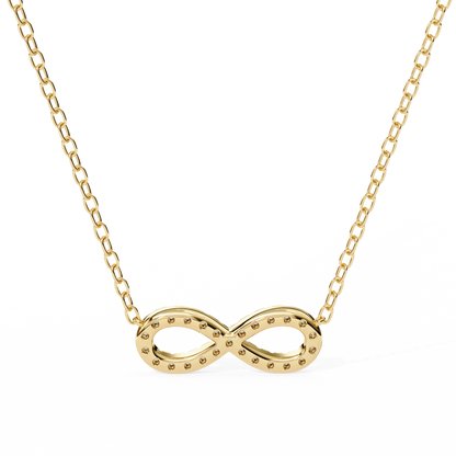 Infinity Whisper – Lab Diamond Infinity Necklace