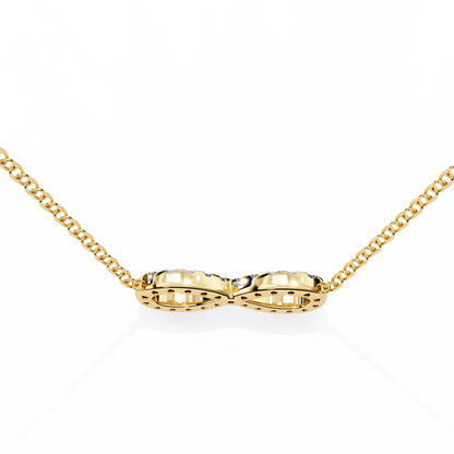 Infinity Whisper – Lab Diamond Infinity Necklace