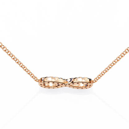 Infinity Whisper – Lab Diamond Infinity Necklace