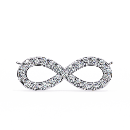 Infinity Whisper – Lab Diamond Infinity Necklace