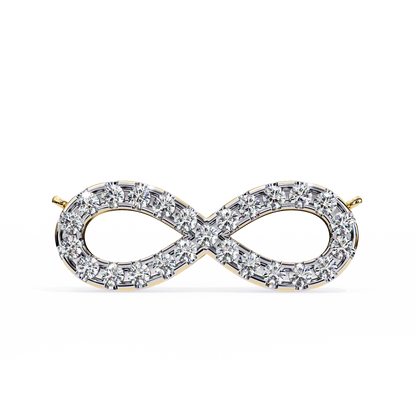 Infinity Whisper – Lab Diamond Infinity Necklace