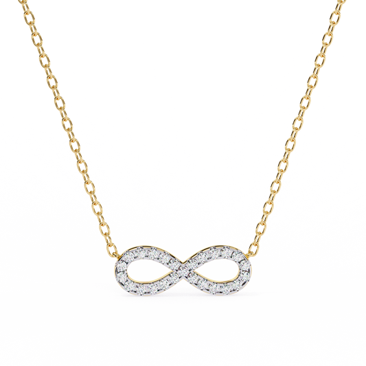 Infinity Whisper – Lab Diamond Infinity Necklace