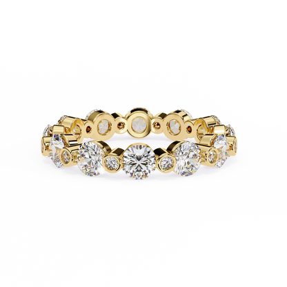 Orion Glow – Round Lab Diamond Dome Band