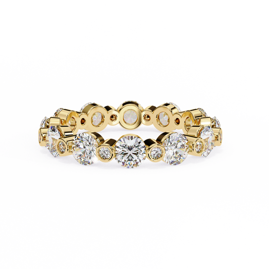 Orion Glow – Round Lab Diamond Dome Band