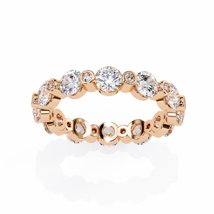 Orion Glow – Round Lab Diamond Dome Band