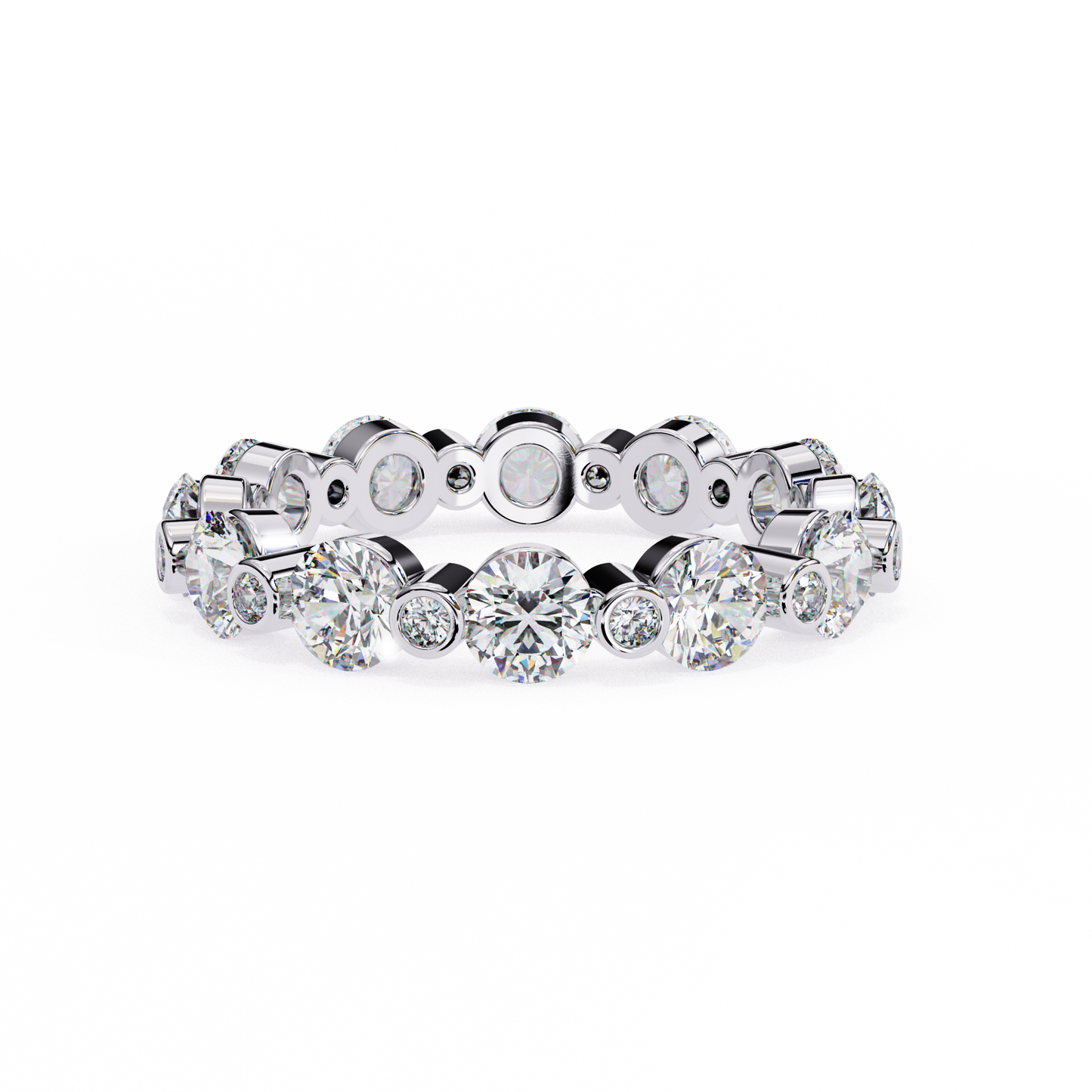 Orion Glow – Round Lab Diamond Dome Band