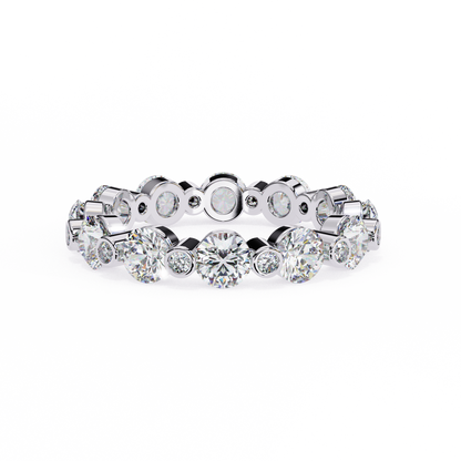 Orion Glow – Round Lab Diamond Dome Band