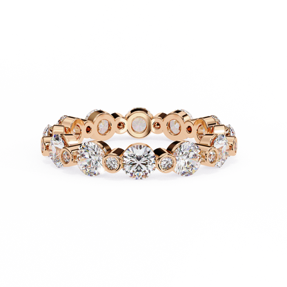 Orion Glow – Round Lab Diamond Dome Band