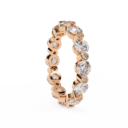 Orion Glow – Round Lab Diamond Dome Band