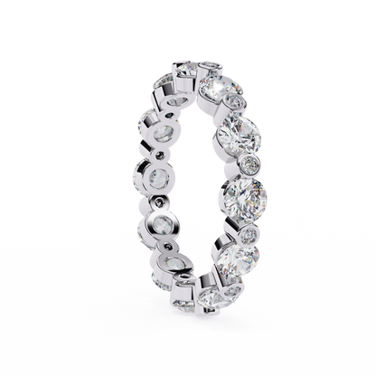 Orion Glow – Round Lab Diamond Dome Band