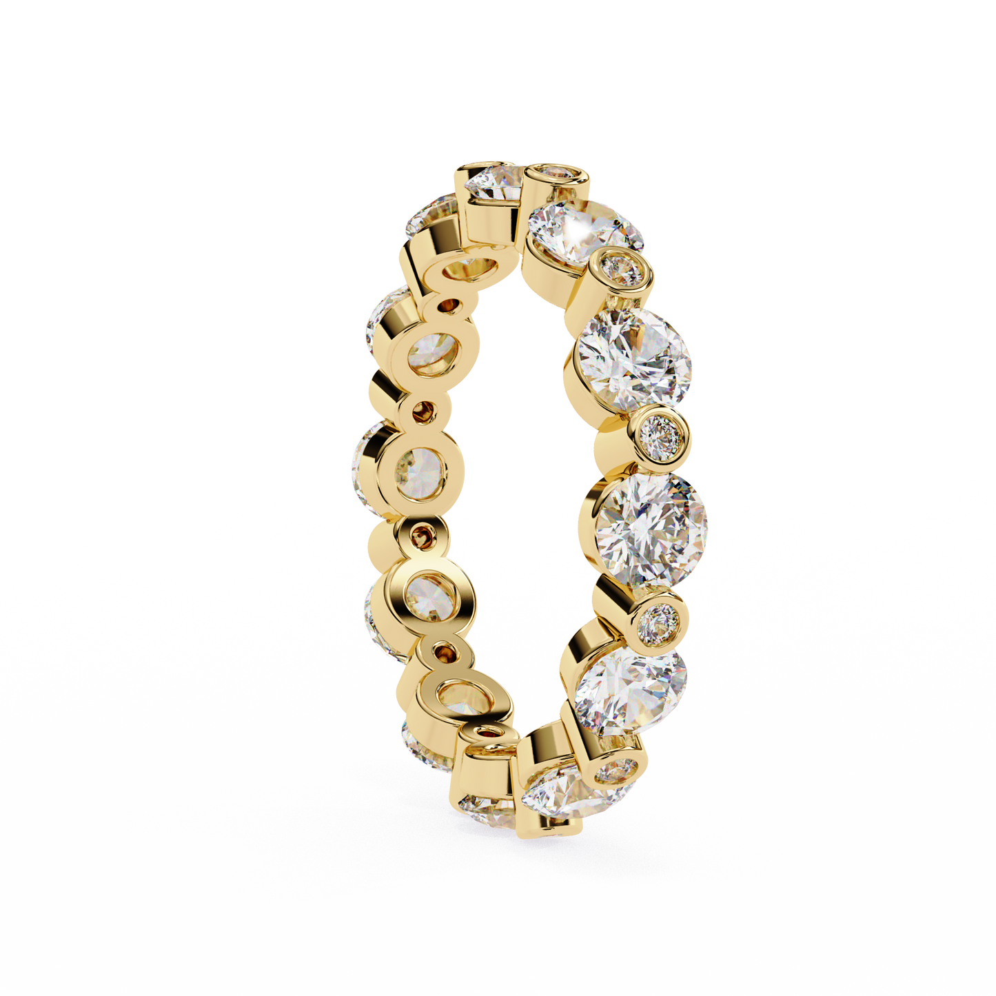Orion Glow – Round Lab Diamond Dome Band