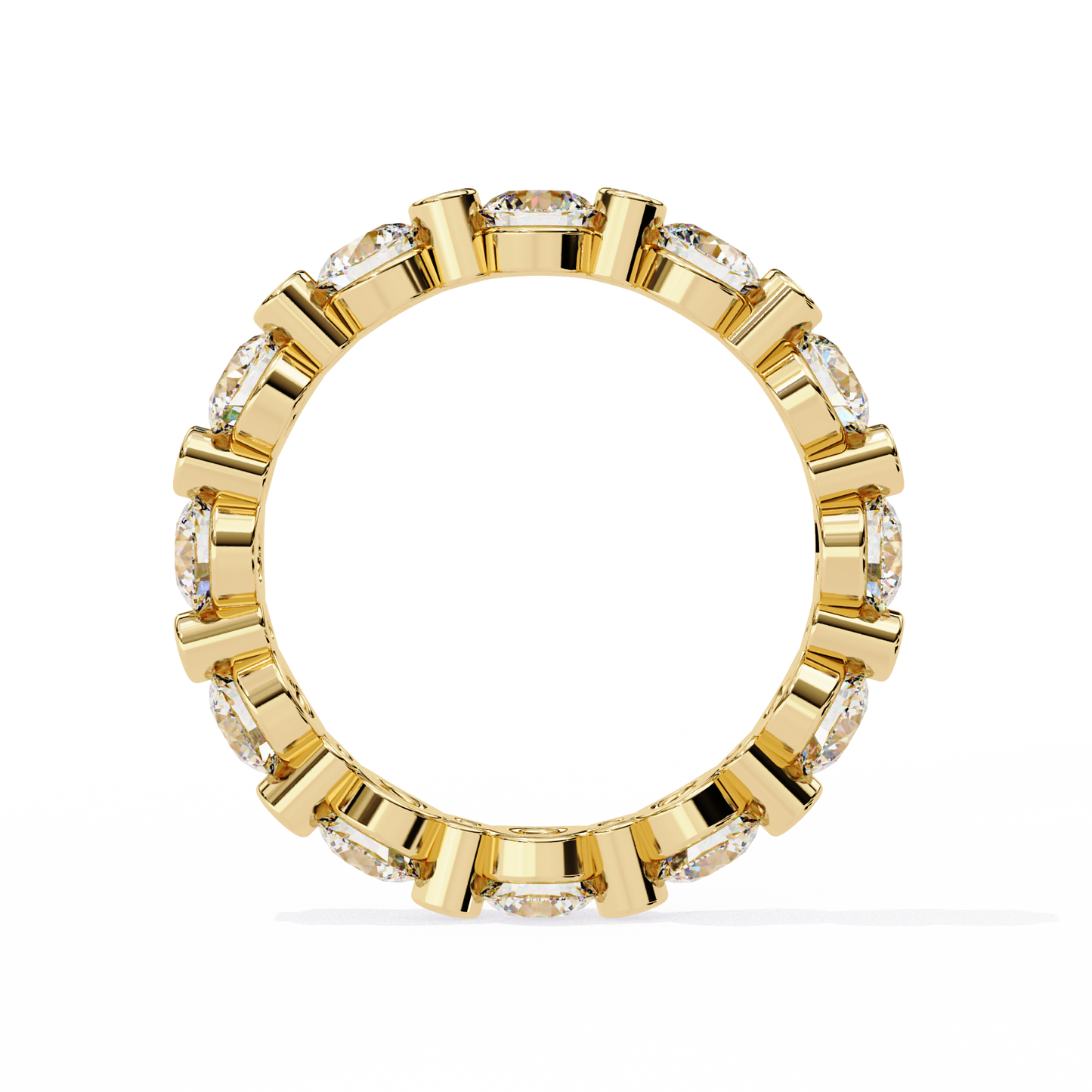 Orion Glow – Round Lab Diamond Dome Band