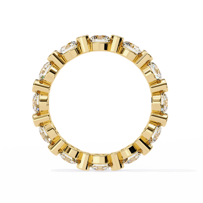 Orion Glow – Round Lab Diamond Dome Band