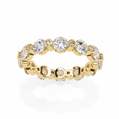 Orion Glow – Round Lab Diamond Dome Band