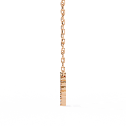 Heart Line –  Diamond Necklace