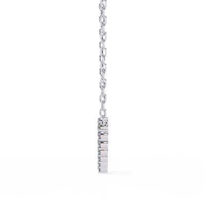 Heart Line –  Diamond Necklace