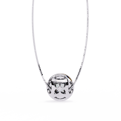 Dewdrop Light – Round Lab Diamond Petite Pendant